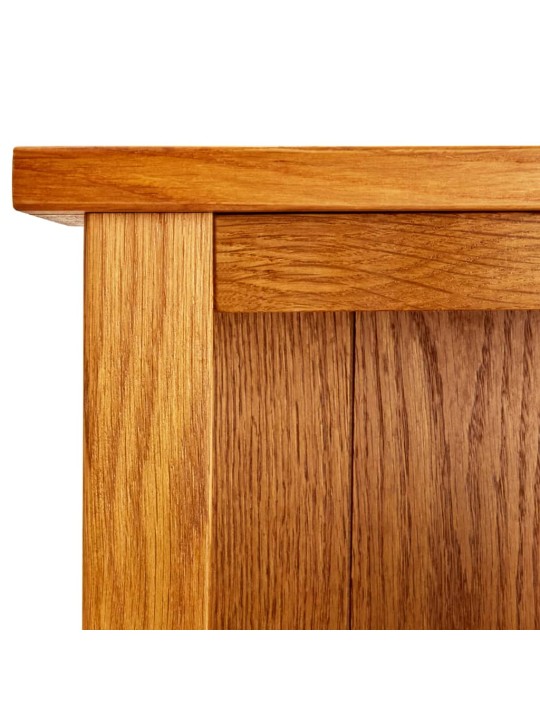 Knihovna se 4 policemi 70 x 22 x 110 cm masivní dubové dřevo