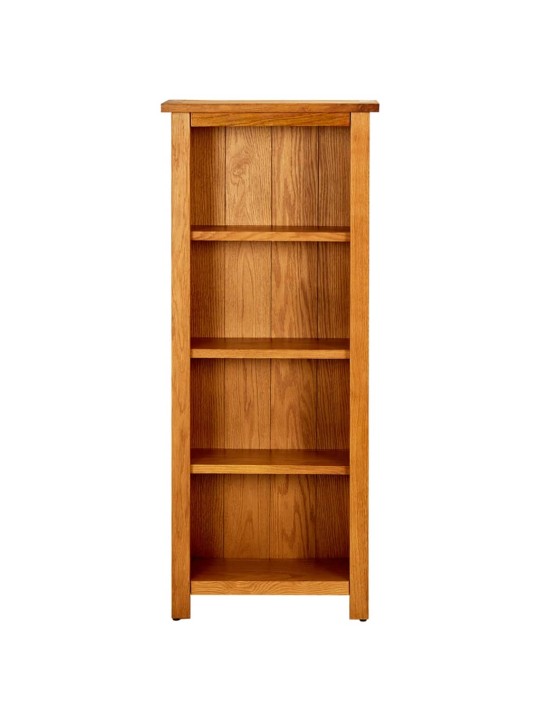 Knihovna se 4 policemi 45 x 22 x 110 cm masivní dubové dřevo