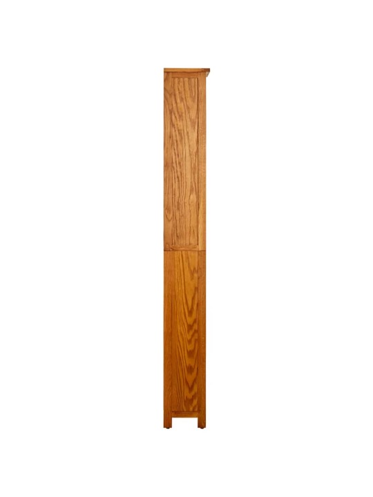 Knihovna se 6 policemi 52x22x180 cm masivní dubové dřevo