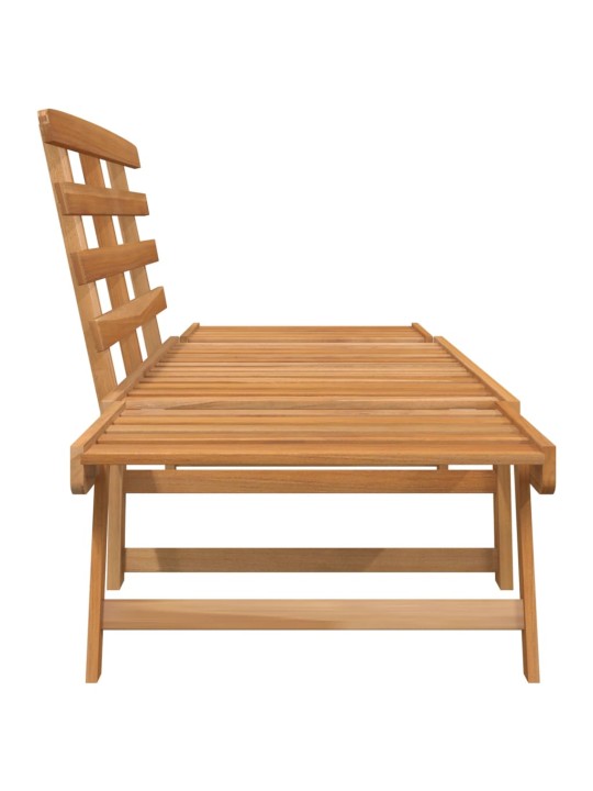 Zahradní lavice 2 v 1 190 cm masivní akácie