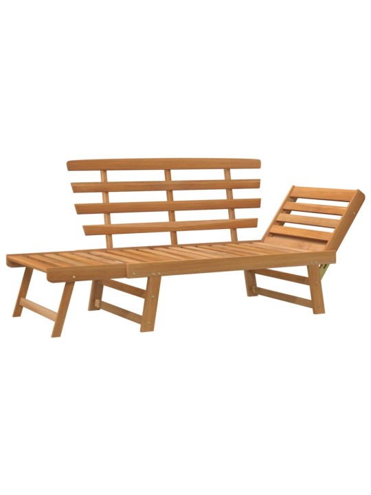 Zahradní lavice 2 v 1 190 cm masivní akácie
