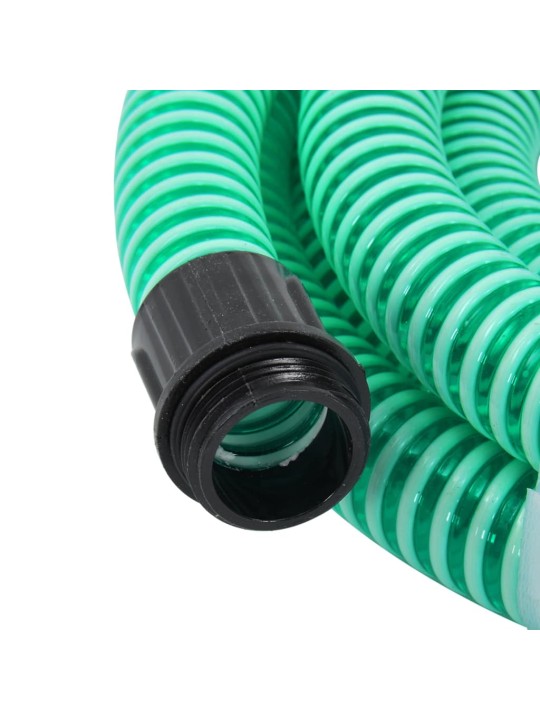 Sací hadice s mosaznými konektory zelená 1,1" 10 m PVC