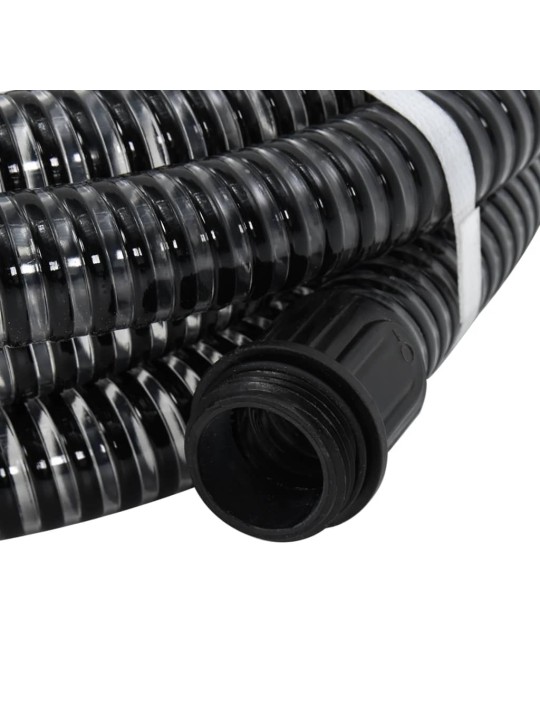 Sací hadice s mosaznými konektory černá 1,1" 10 m PVC