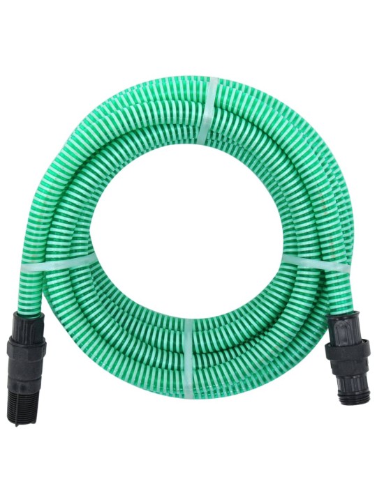 Sací hadice s PVC konektory zelená 1" 10 m PVC