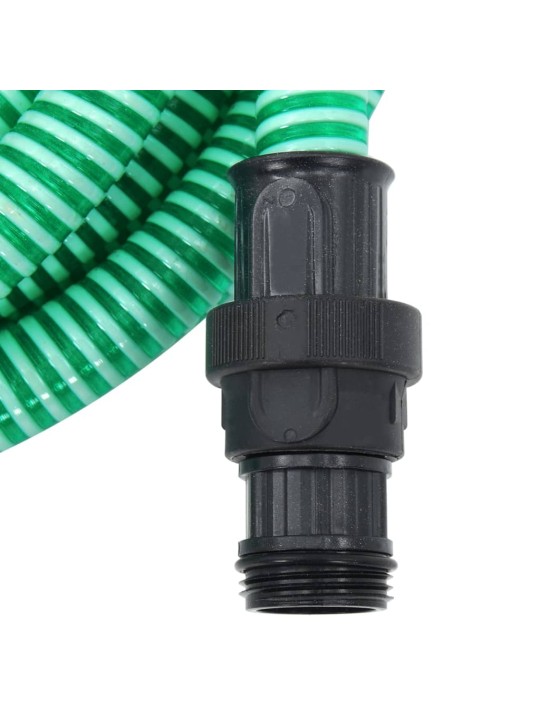 Sací hadice s PVC konektory zelená 1" 10 m PVC
