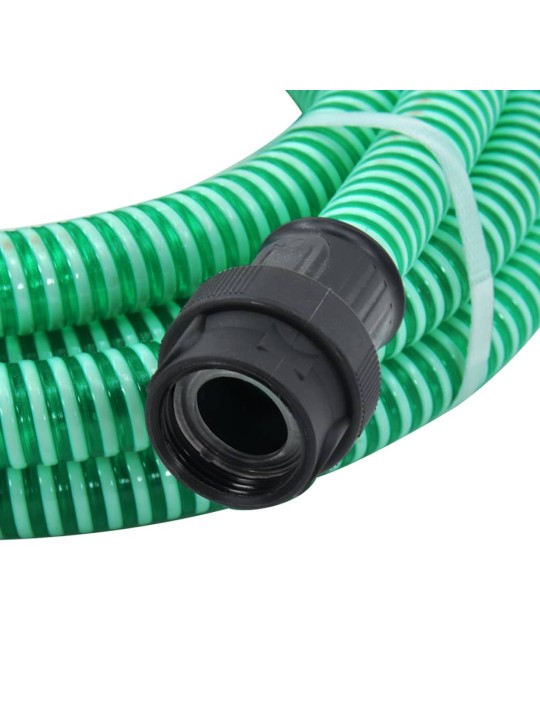 Sací hadice s PVC konektory zelená 1" 10 m PVC