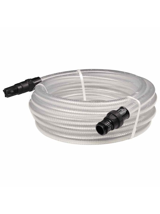 Sací hadice s pvc konektory průhledná 1" 10 m pvc