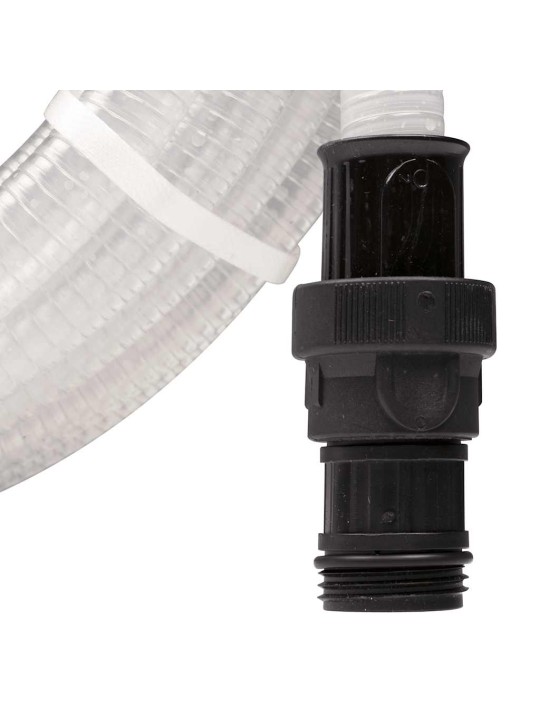Sací hadice s pvc konektory průhledná 1" 10 m pvc