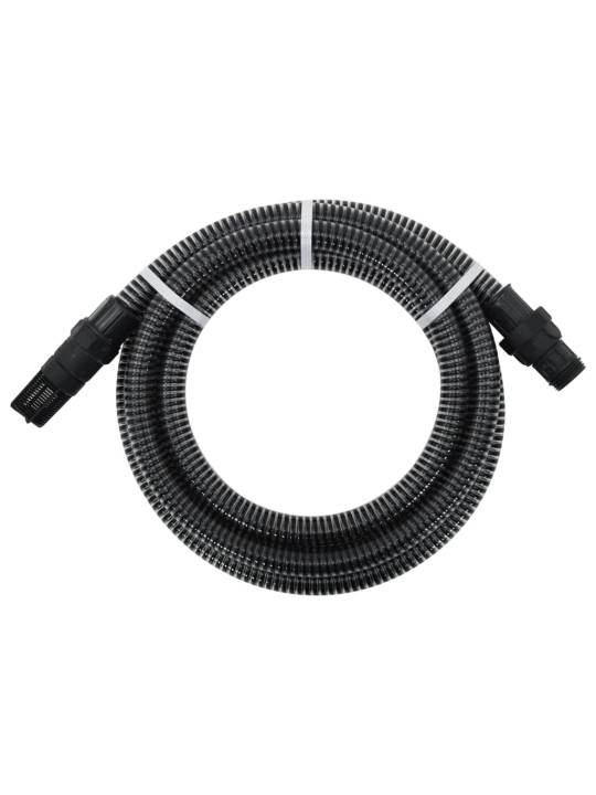Sací hadice s PVC konektory černá 1" 4 m PVC