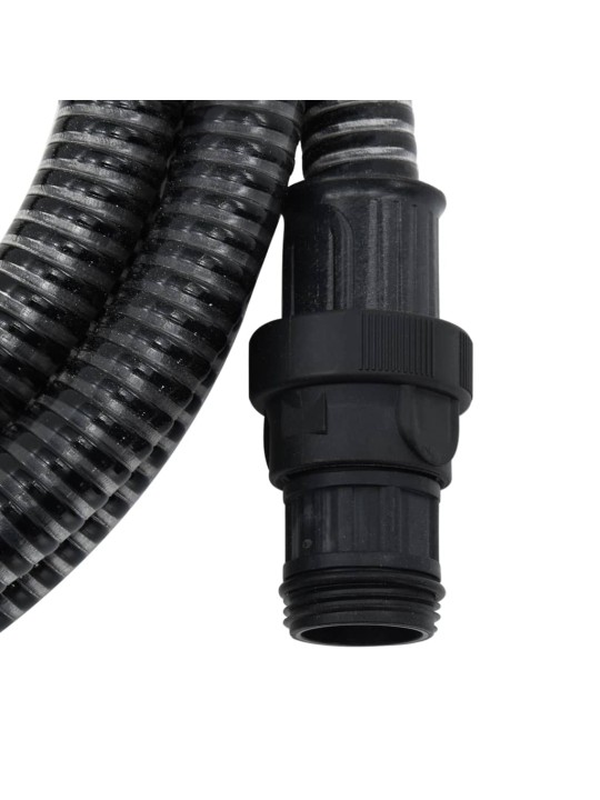 Sací hadice s PVC konektory černá 1" 4 m PVC