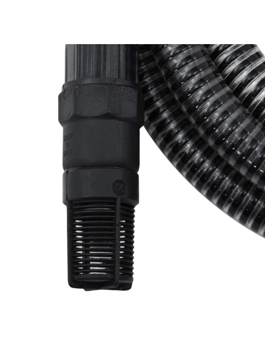 Sací hadice s PVC konektory černá 1" 4 m PVC