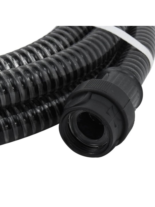Sací hadice s PVC konektory černá 1" 4 m PVC