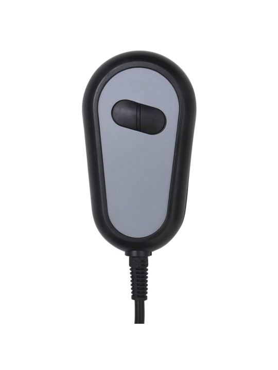 Elektrické polohovací křeslo černé umělá kůže