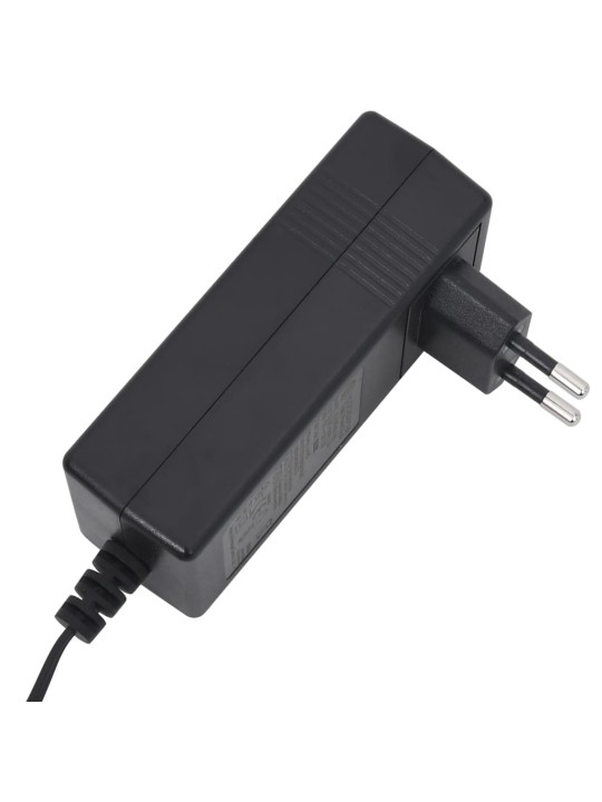 Elektrické masážní křeslo černé umělá kůže