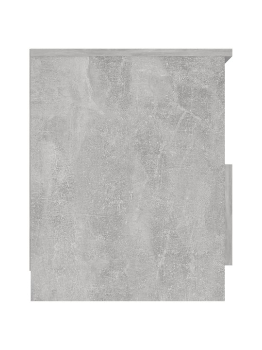 Noční stolek betonově šedý 40 x 40 x 50 cm kompozitní dřevo