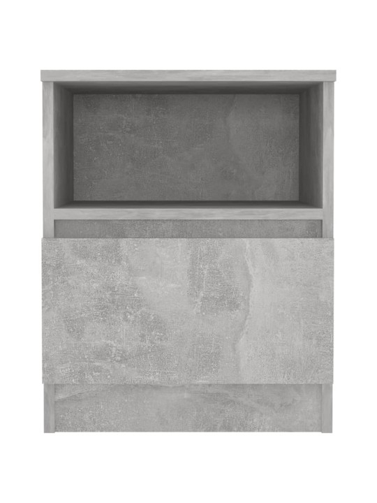Noční stolky 2 ks betonově šedé 40x40x50 cm kompozitní dřevo