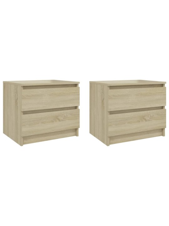 Noční stolky 2 ks dub sonoma 50 x 39 x 43,5 cm kompozitní dřevo