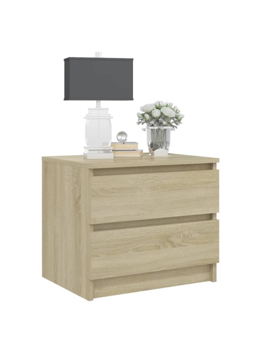 Noční stolky 2 ks dub sonoma 50 x 39 x 43,5 cm kompozitní dřevo