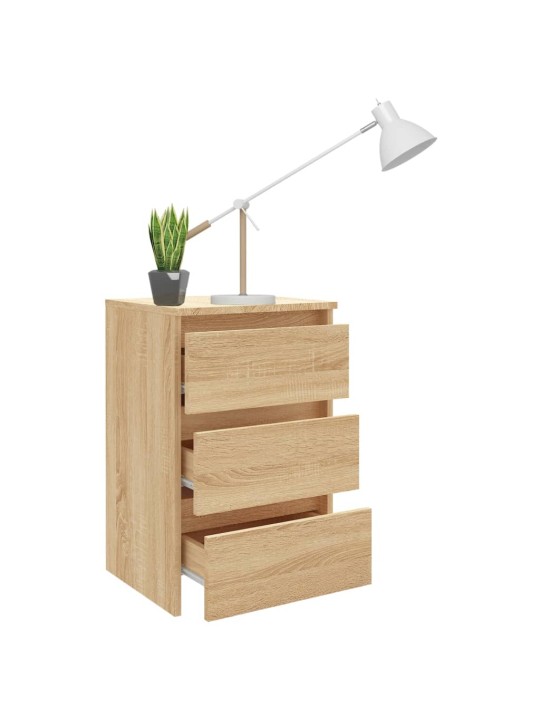 Noční stolek sonoma dub 40 x 35 x 62,5 cm kompozitní dřevo