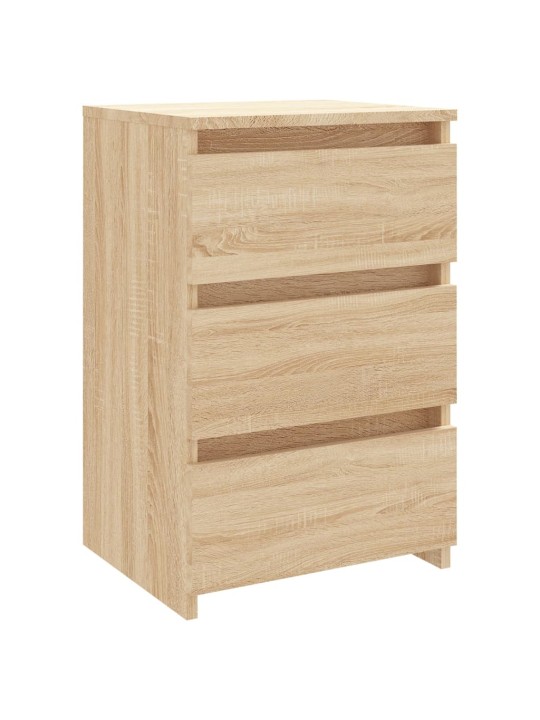 Noční stolky 2 ks sonoma dub 40 x 35 x 62,5 cm kompozitní dřevo