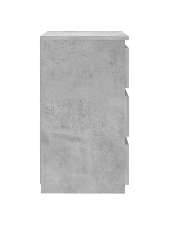 Noční stolek betonově šedý 40 x 35 x 62,5 cm kompozitní dřevo
