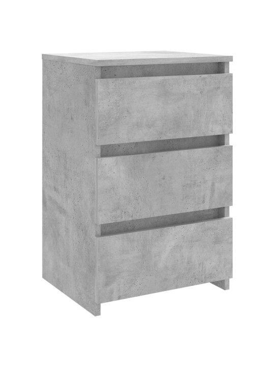 Noční stolky 2 ks betonově šedé 40x35x62,5 cm kompozitní dřevo