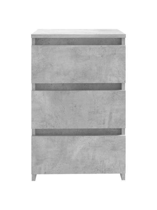 Noční stolky 2 ks betonově šedé 40x35x62,5 cm kompozitní dřevo