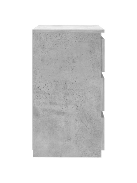 Noční stolky 2 ks betonově šedé 40x35x62,5 cm kompozitní dřevo