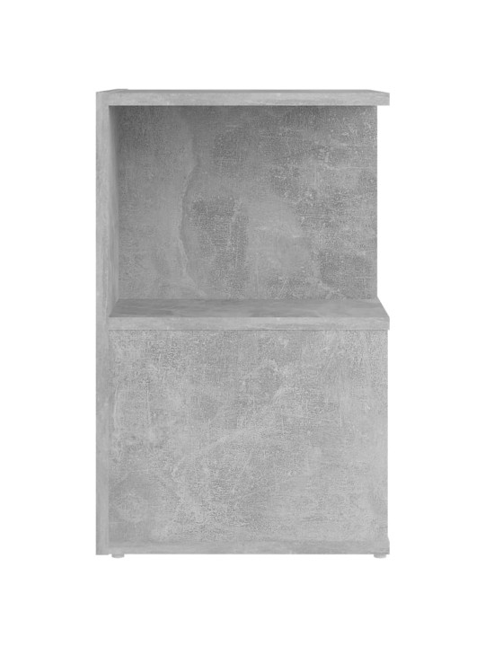Noční stolek betonově šedý 35 x 35 x 55 cm kompozitní dřevo