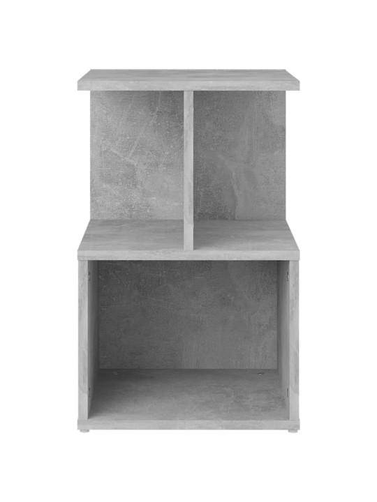 Noční stolky 2 ks betonově šedé 35x35x55 cm kompozitní dřevo