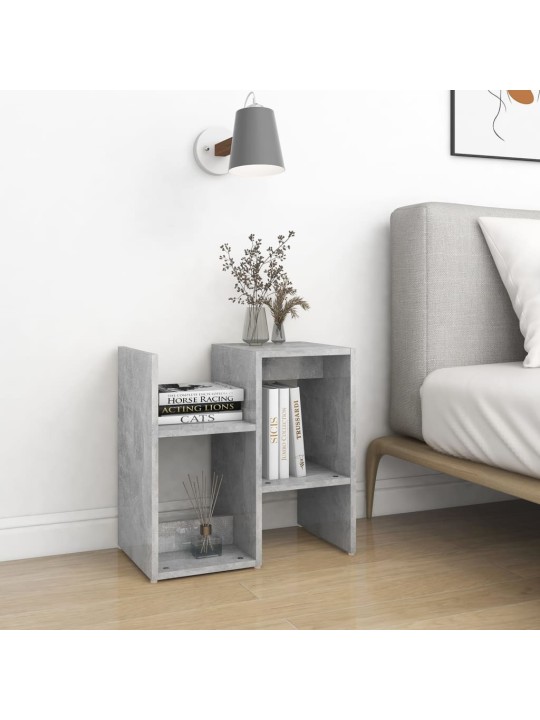 Noční stolky 2 ks betonově šedé 50x30x51,5 cm kompozitní dřevo
