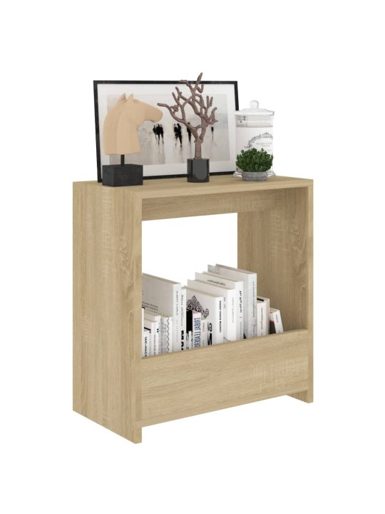 Odkládací stolek dub sonoma 50 x 26 x 50 cm kompozitní dřevo