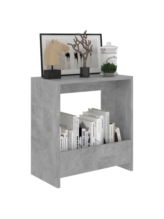 Odkládací stolek betonově šedý 50 x 26 x 50 cm kompozitní dřevo