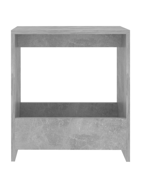 Odkládací stolek betonově šedý 50 x 26 x 50 cm kompozitní dřevo