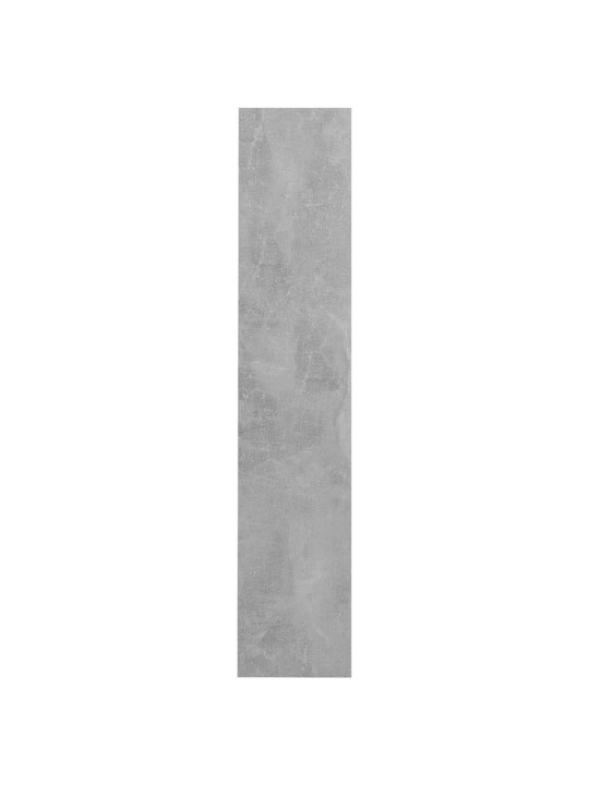 Nástěnný botník betonově šedý 60 x 18 x 90 cm dřevotříska