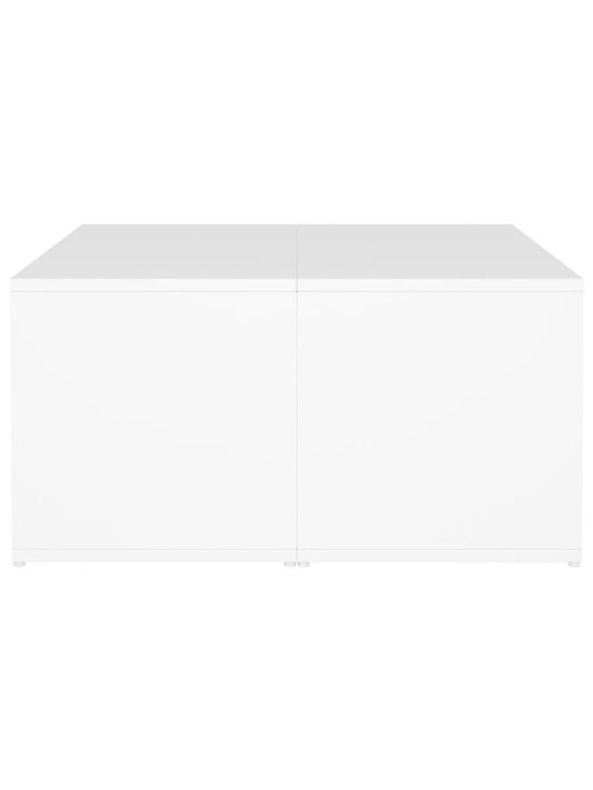 Konferenční stolky 4 ks bílé 33 x 33 x 33 cm kompozitní dřevo