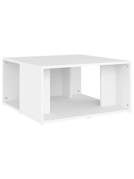 Konferenční stolky 4 ks bílé 33 x 33 x 33 cm kompozitní dřevo