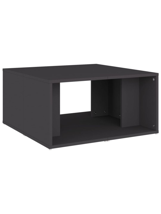 Konferenční stolky 4 ks šedé 33 x 33 x 33 cm dřevotříska