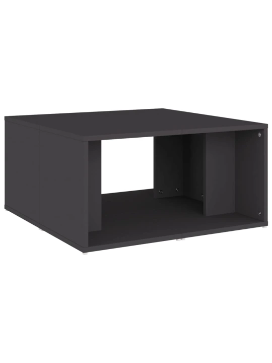 Konferenční stolky 4 ks šedé 33 x 33 x 33 cm dřevotříska