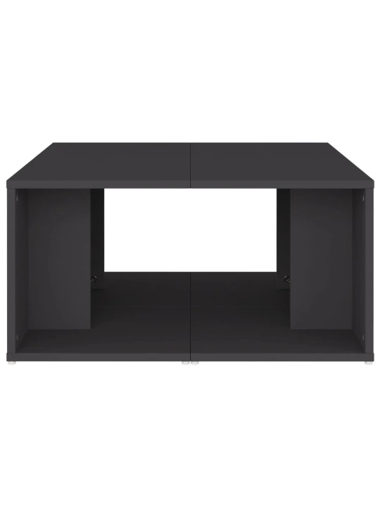 Konferenční stolky 4 ks šedé 33 x 33 x 33 cm dřevotříska