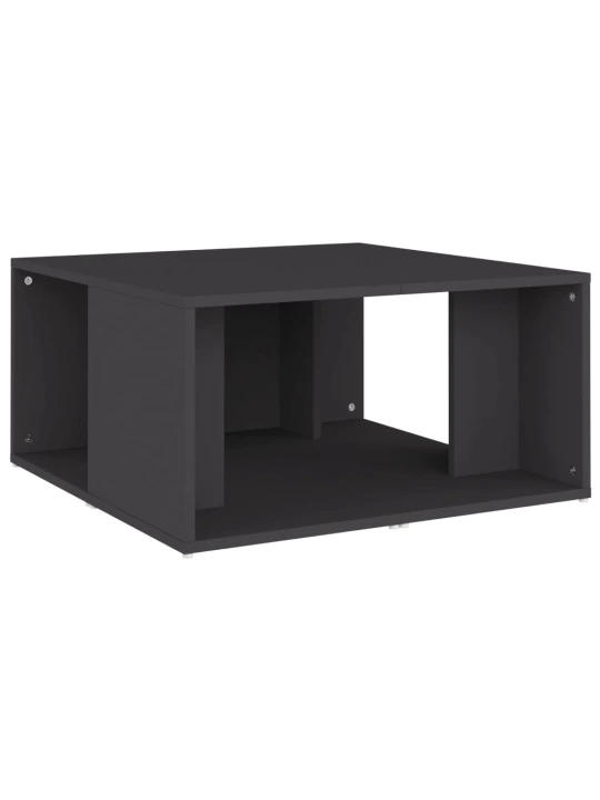 Konferenční stolky 4 ks šedé 33 x 33 x 33 cm dřevotříska