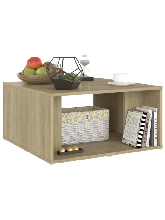 Konferenční stolky 4 ks dub sonoma 33 x 33 x 33 cm dřevotříska