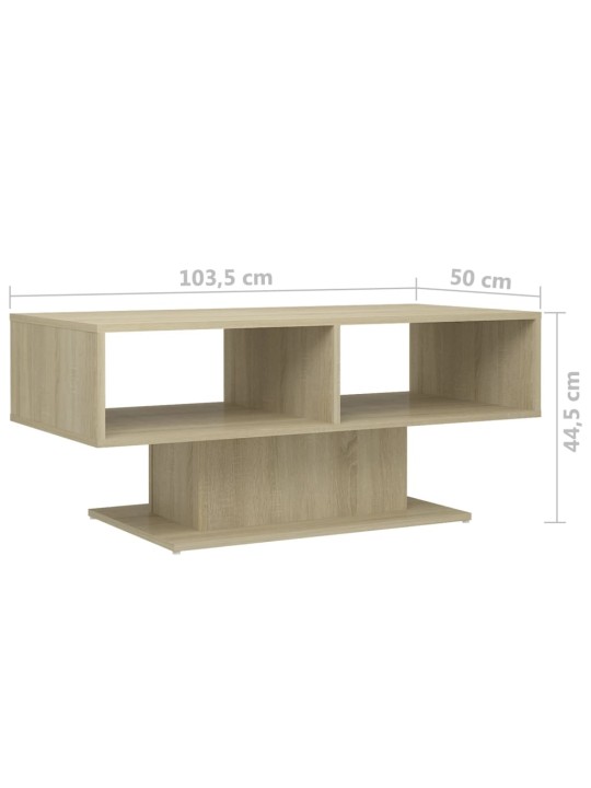 Konferenční stolek dub sonoma 103,5x50x44,5 cm kompozitní dřevo