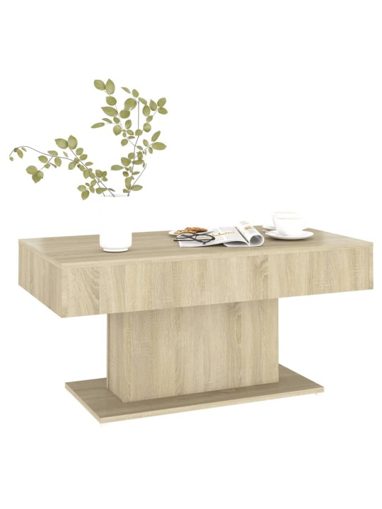 Konferenční stolek kouřový dub 96 x 50 x 45 cm kompozitní dřevo