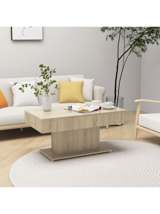 Konferenční stolek kouřový dub 96 x 50 x 45 cm kompozitní dřevo