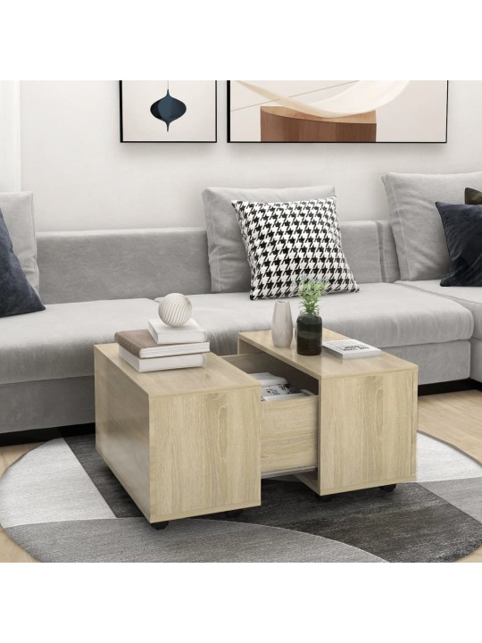 Konferenční stolek dub sonoma 60 x 60 x 38 cm kompozitní dřevo