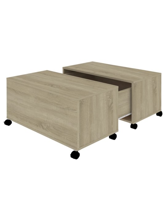 Konferenční stolek dub sonoma 75 x 75 x 38 cm dřevotříska