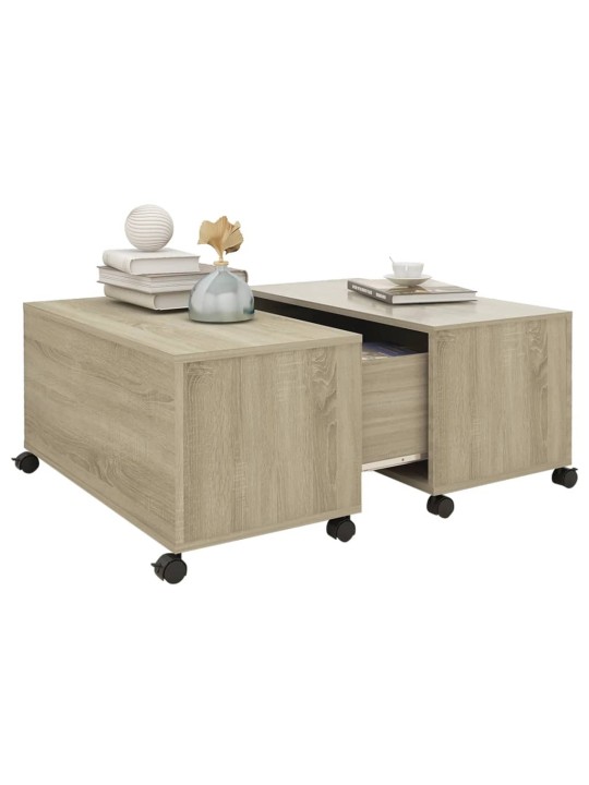 Konferenční stolek dub sonoma 75 x 75 x 38 cm dřevotříska