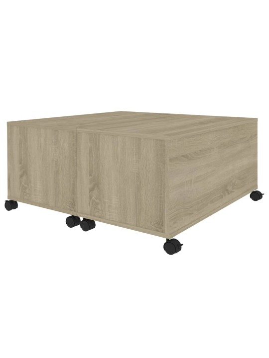 Konferenční stolek dub sonoma 75 x 75 x 38 cm dřevotříska