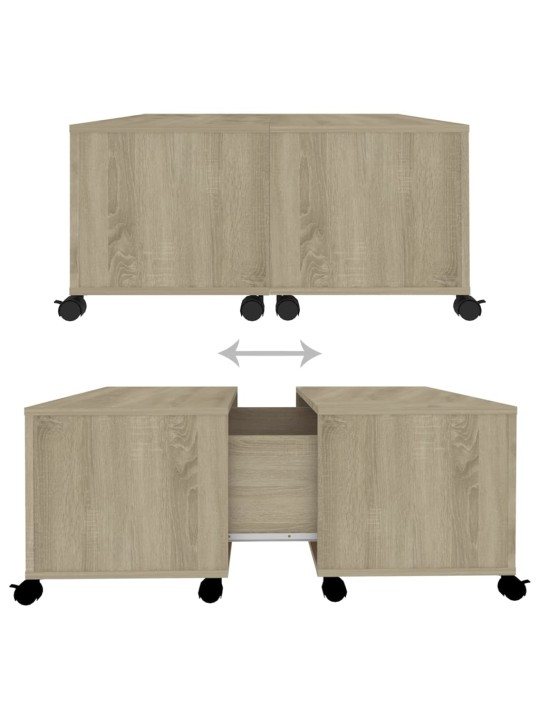 Konferenční stolek dub sonoma 75 x 75 x 38 cm dřevotříska